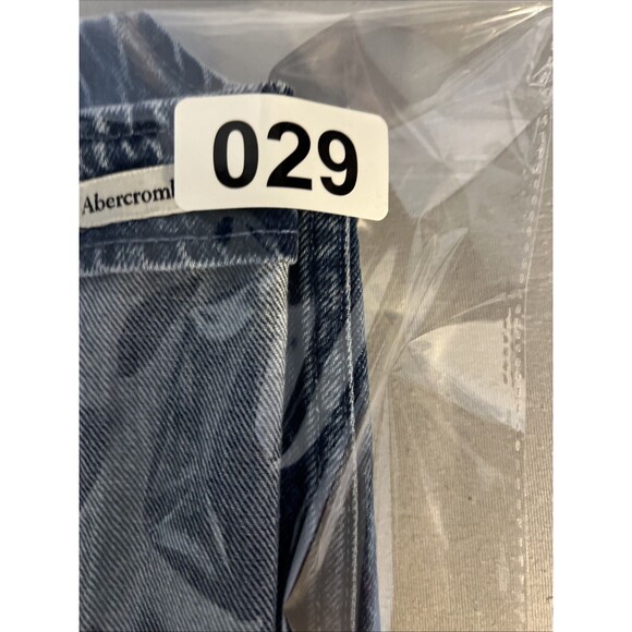 Abercrombie & Fitch Mila Denim Mini Dress Womens Small Blue Square Neck NWT - Picture 10 of 10